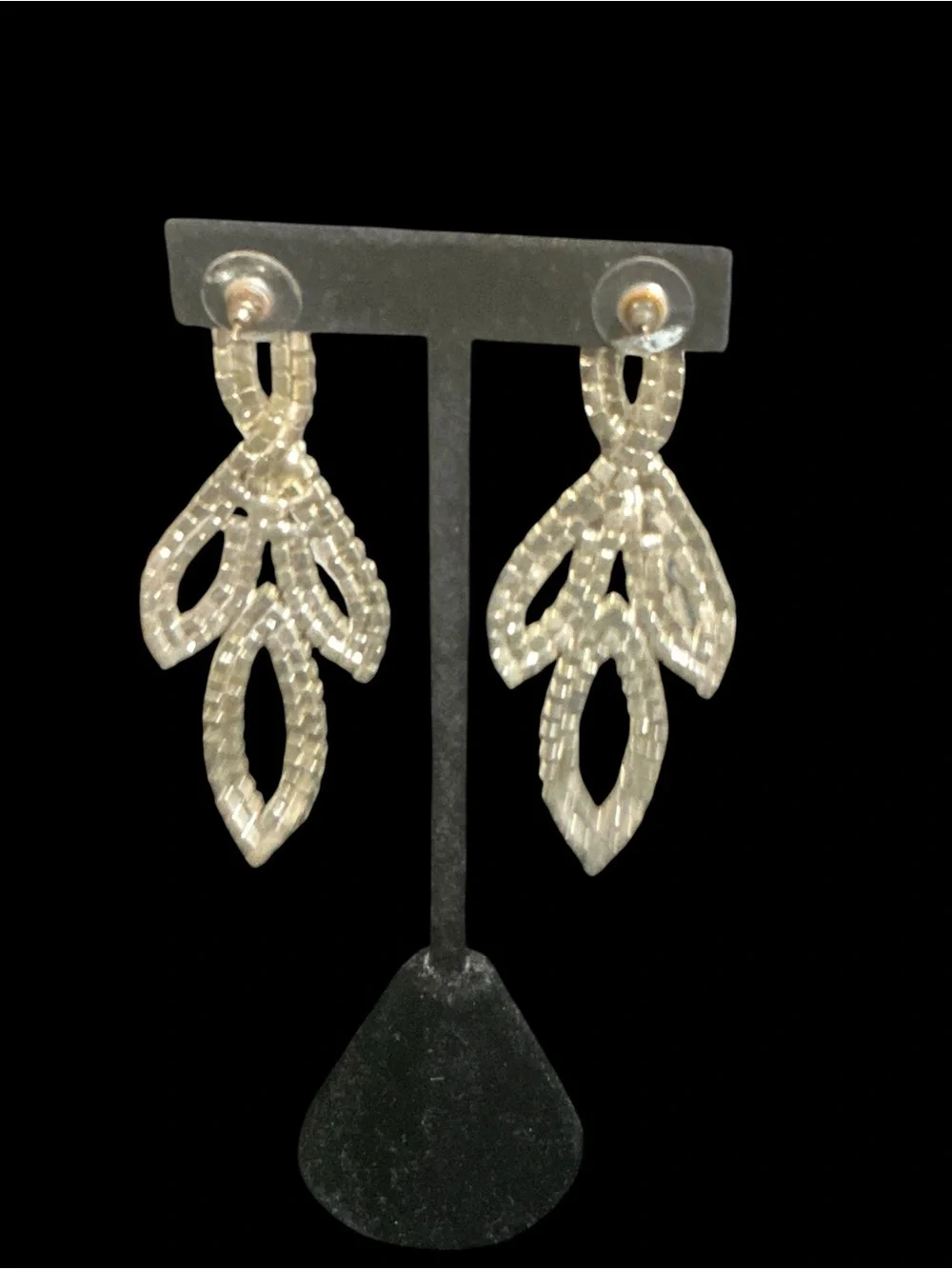 Crystal Statement Drop Earrings - Silver-Tone